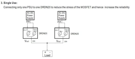 حالت رداندنسی SINGLE برای DRDN20