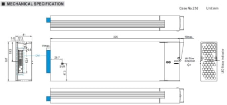 مشخصات فیزیکی drp-3200