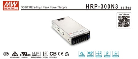 ابتدای دیتاشیت منبع تغذیه HRP-300N3