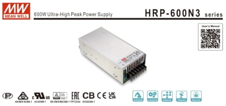 ابتدای دیتاشیت HRP-600N3