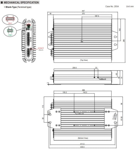 مشخصه فیزیکی HEP-2300-HV